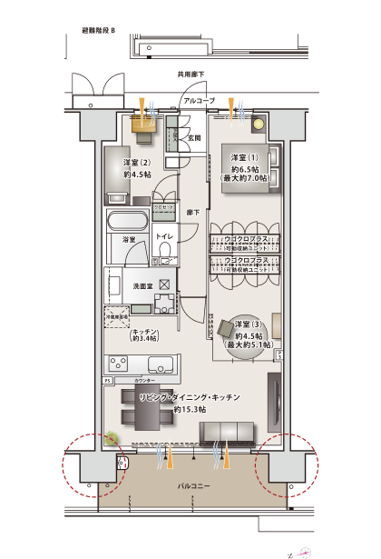G type間取り図
