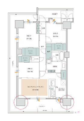 k type間取り図