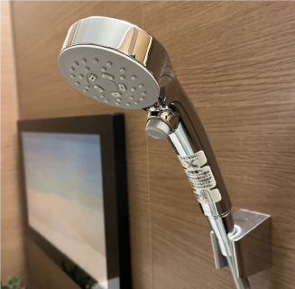 節水機能付シャワーヘッド